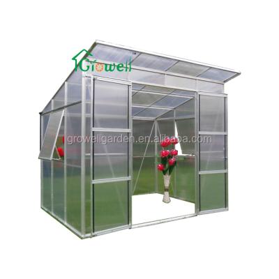 China Easily Assembled 2019 New Cubic Greenhouse RC Series Aluminum Polycarbonate Or Glass Panel Walk In Greenhouse for sale