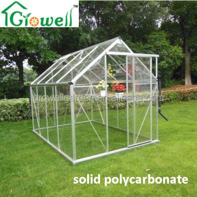 China Easily Assembled Clear Solid Polycarbonate Greenhouse E68 for sale