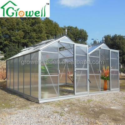 China Easily Assembled Large Polycarbonate Or Glass Garden Greenhouse (GMA1412 for sale