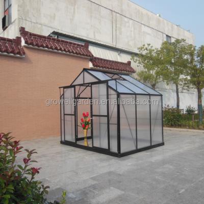 China Easily Assembled Aluminum Frame Cover Of Titan Agricultural Greenhouse With PC Or Glass for sale