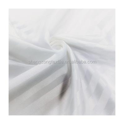 China Anti-Static Grade 100%Polyester Super Stripe Used Hotel Bed Sheets Twill Fabric Hot Selling for sale