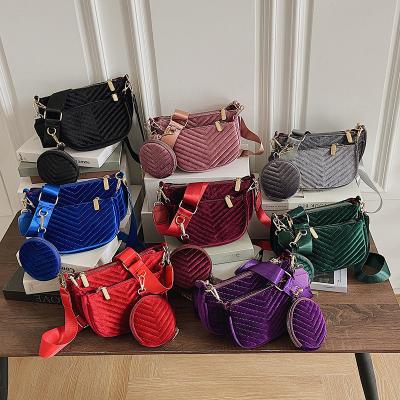 China 2022 Other Crossbody Handbags - Body Shoulder Handbags Ladies Velvet Bags Women Handbags Ladies Luxury for sale