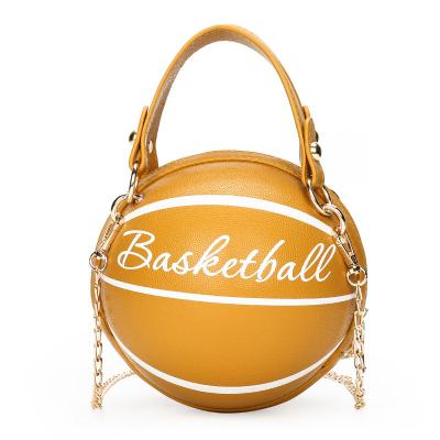 China Fashion Amazon Success 2022 Handbags Basketball Designer Cross Purse Leather Handbags 2022 Fashionable Women's Funny Chains - Body Bag for sale