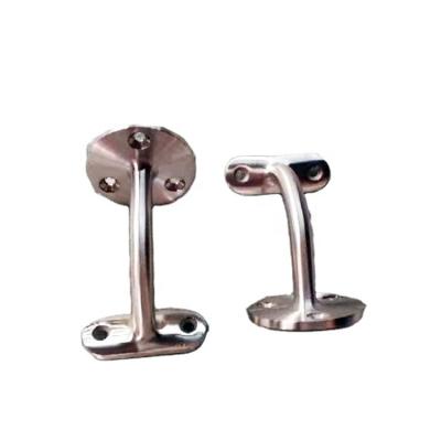 China Rail-Wall Mount Bracket Stainless Steel Bracket 316 Railing Support Clip Balustrade Fence Bracket Adjustable Round for sale