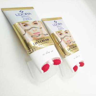 China New Fashionable 100Ml Neck Cream Multifunctional Plastic Packaging With Double Roller Massage Compressing And Lifting Tube for sale