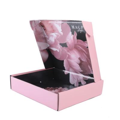 China Handmade Custom Design Luxury Elegant Bilateral Printing Christmas Ladies' Valentine's Apparel Gift Box for sale