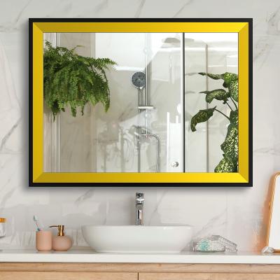 China Large Size Modern Living Room Gold Black W701 Wall Mirror Modern Home Decoration for sale