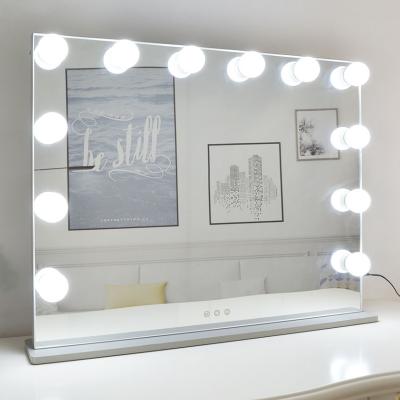 China L616 Square Touch Screen Vanity Mirror Hollywood Lighted Custom Vanity Mirror With LED Lights for sale