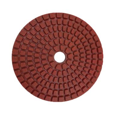 China Set 7pcs Diamond Resin Power Polishing Pad Wheel Tools For Granite Marble Concrete Floor Pads QW-5000 for sale