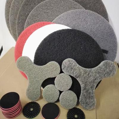 China High Efficiency Factory Manufacturer 27Inch Animal Hair Diamond Polishing Pad For Stone Concrete Floor Cleaning Pads for sale