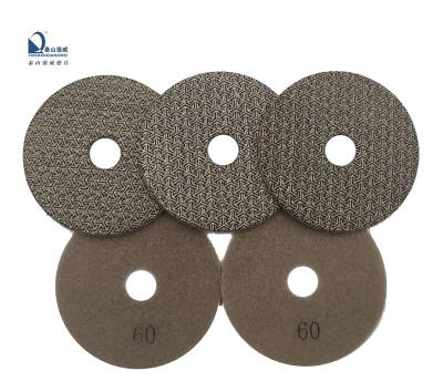 China Polish All Kinds Of Stones 100mm New Product Electroplating Polishing Pad For Stone for sale