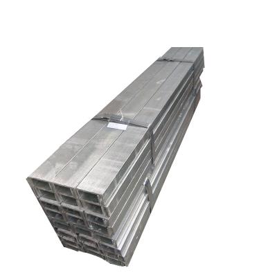 China Construction machinery industry HDG c channel steel/PFC/UB/UC/ASTM hot rolled H-BEAM galvanized cut punching for sale