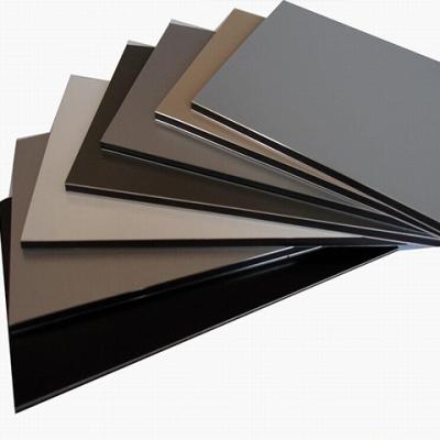 China PE Building Modern Standard Aluminum Plastic Composite Facade Panel Aluminum Composite Panels for sale