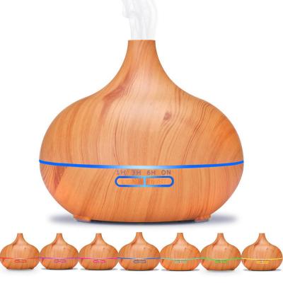 China Outdoor Rechargeable Household Sprayer Large Capacity Wooden Perfume Colorful Automatic Air Humidifier for sale