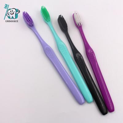 China Muti-packs Cheap Colorful Bamboo Charcoal Bristle Toothbrush Adult Toothbrush for sale