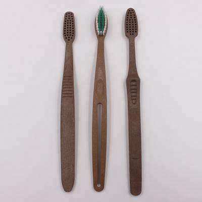 China 2021 Charcoal Toothbrush Manufacture New Fantastic Design Cost Competitive 2020 Biodegradable Charcoal Toothbrush Made By Wheat Straw for sale