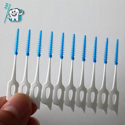 China Food Grade PP Factory Supply BPA Free Brush Gum Tapered Brush Interdental Use for sale