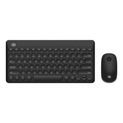 China Round Keytop FD iK6620 Ultra Slim Wireless Keyboard Mouse Gaming Set Mouse 2.4G Combo Kit For Laptop PC Desktop Computer for sale