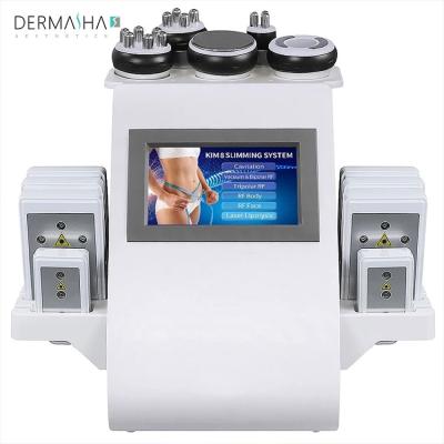 China Factory price weight loss 6 in 1 new high quality Kim 8 cavitation rf ultra vacuum slimming machine for sale