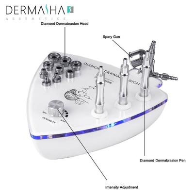 China Peel Revitalizer 2021 Hot Sale Diamond Dermabrasion Microdermabrasion Beauty Machine For To Remove Acne Scars And Fine Lines for sale