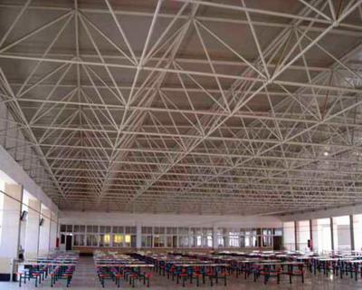 China Steel Structure Structural Gap Roofing Frame For College Restaurant Premium Roof for sale