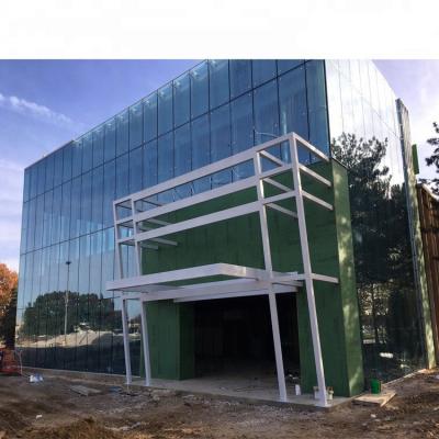 China Modern Aluminum Frame Double Glazed Wall Skyscraper Manufacturer for sale