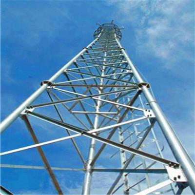 China Stadium 30m Galvanized Lattice 3 Leg Tubular Steel Telecom Mast Movable Tower for sale