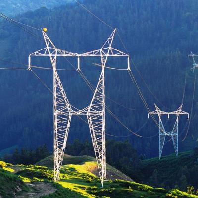 China Angle steel corner power transmission telecommunication steel tower for sale