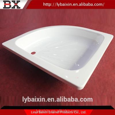 China High Cost Performance Bathroom Ceramic Base Shower Tray , Flat Shower Tray , Low Shower Tray With Cabin for sale