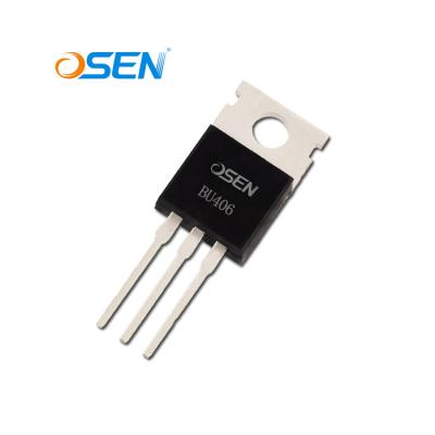 China High change speed high power low frequency transistor BU406 new OSEN for sale