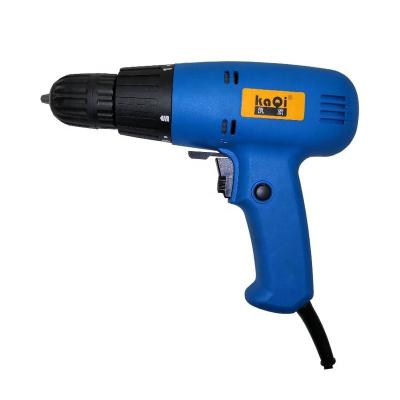 China KaQi-81001 Mini electric screwdriver drill 10mm screwdring machine forward and reverse variable speed torque drill 10 mm for sale