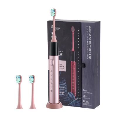 China Induction Charging Dental Electric Toothbrush Adult Cordless Soft Bristle Waterproof Toothbrush for sale