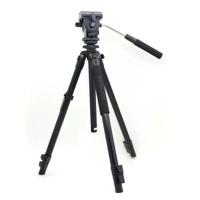 China KINGJOY Large Video Camera Outdoor Video Camera Tripod with 360 Degree Liquid Head for Photography VT-1200 for sale