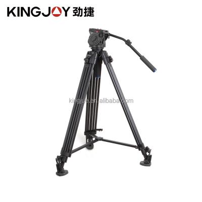 China Professional Liquid Video Camera KINGJOY Head Camera Photographic Tripods Sets VT-3500+VT-3530 for sale