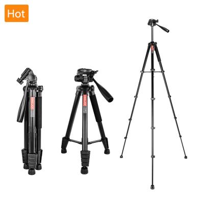 China PORTABLE aluminum professional tripod smartphone photo travel camera phone video mobile tripod stand for sale