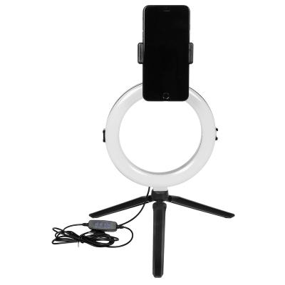 China 14W USB Beauty Photo Studio Makeup Photography LED Circle Ring Light with Tripod Stand R08 for sale