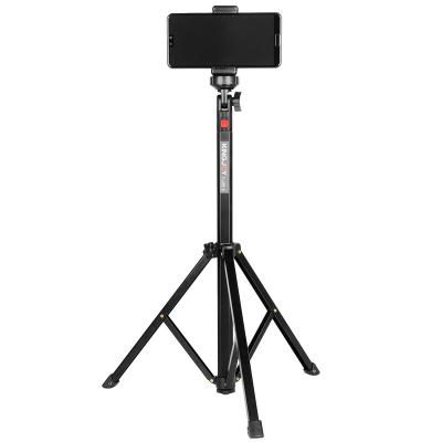 China KINGJOY PORTABLE customized logo label phone tripod holder and selfie stick PORTABLE tripod for sale