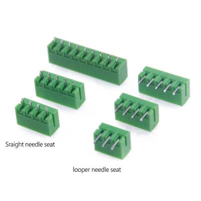 China Copper 3.81mm  Pitch Green PCB Terminal Block Connector PluggableTerminals for sale