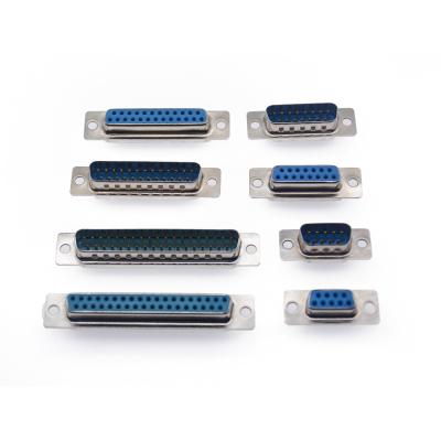 China PC D-sub 9p connector vga Type Straight conector vga 15p 25p 37p D Sub vga connector male connector for sale