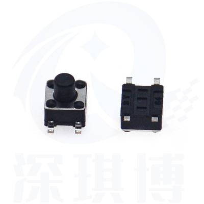 China 4.5*4.5 series Tact Switch SMD Brass 4.5x4.5mm H3.7/3.8/4.0mm 4 pin SMD tactile switch Square for sale