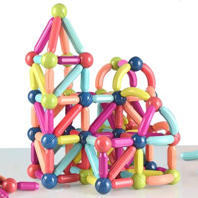 China Eco-friendly Material DIY Assembled Intelligent Educational Magnetic Building Blocks Toys For Children for sale