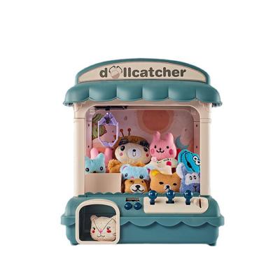 China Durable Kids Play Games Music Mini Doll Machine Claw Crane Coin Operated Game for sale