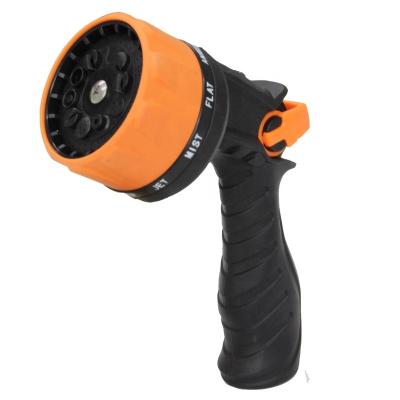 China New Design 10 Models Variable Flow Control Water Gun Thumb Control Comfort Grip Hose High Pressure Hose Nozzle for sale