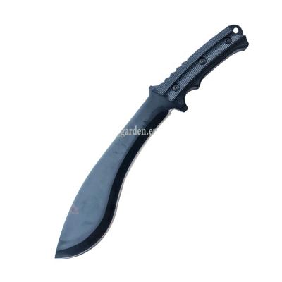 China Sharp and Durable Hunting Knife with Damascus Blade Steel Plastic Handle for sale