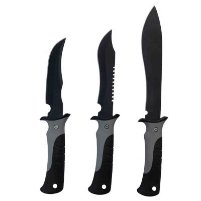 China Portable High Quality Survival Hunting Matchete Knife Set for sale