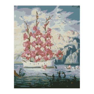 China New Classic/Postmodern Exquisite Flower 5d Square Crystal Diamond Painting for sale