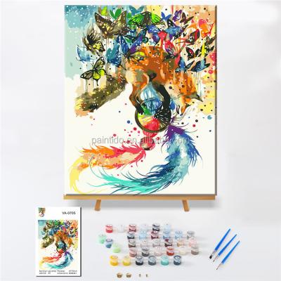 China Paintido Abstract Diy Abstract Painting By Numbers Oil Canvas Painting Set for sale