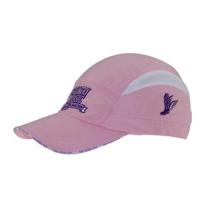 China Beautiful Pink Women'S Workout Hats Custom Embroidered Running Hats SEDEX Certified for sale