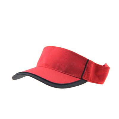 China Adjustable Contrast Piping Fronts Mens Sun Visor Caps Stylish Design for sale