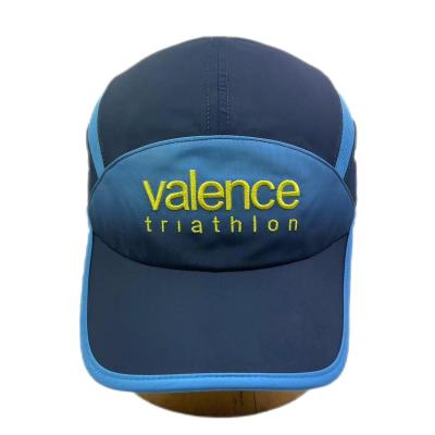 China Comfortable Custom Sports Caps Precurved Bill With Binding Trim for sale